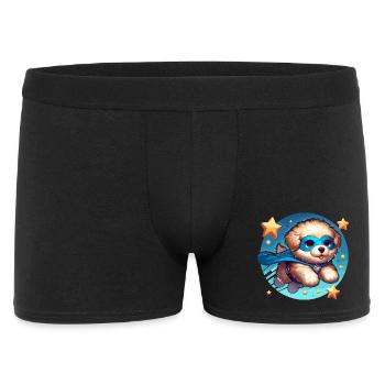 Hero Dog Superhero Doggy Super Puppy - Men's Boxer Shorts - black - Front