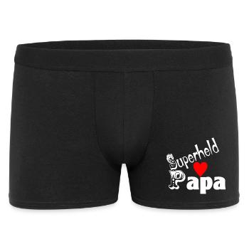 Father's Day Superhero Dad - Men's Boxer Shorts - black - Front