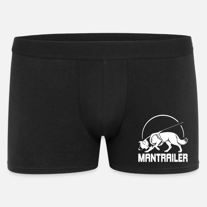 Cane da Ricerca Border Collie MANTRAILER - Boxer da uomo - nero
