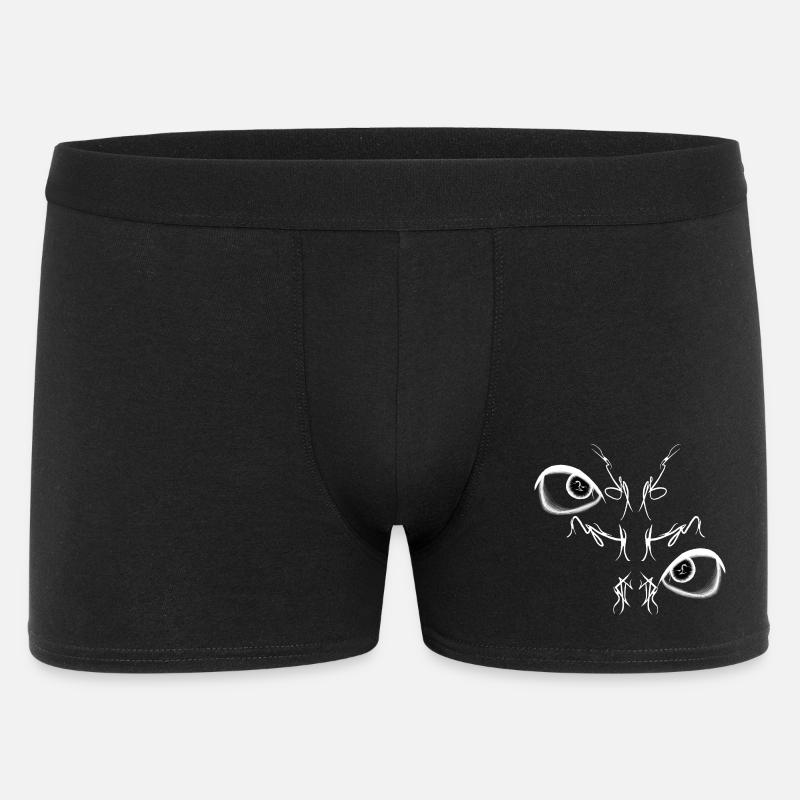 Night Bird Duo Lights (Reverse) - Men's Boxer Shorts - black
