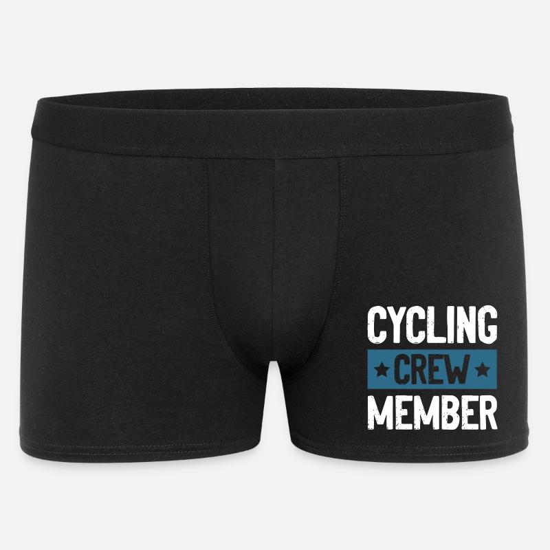Cycling Crew - Männer Boxer Shorts - Schwarz