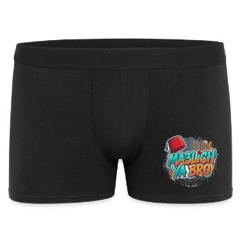 Ma3lich Ya Bro - Tunisian Streetwear Style - Boxer Homme - noir - Devant