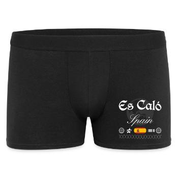 Es Caló Spanien Streetwear Reise Souvenir - Männer Boxer Shorts - Schwarz - Vorne
