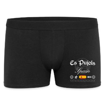Es Pujols Spanien Streetwear Reise Souvenir - Männer Boxer Shorts - Schwarz - Vorne