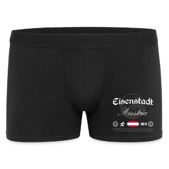 Eisenstadt Österreich Streetwear Reise Souvenir - Männer Boxer Shorts - Schwarz - Vorne