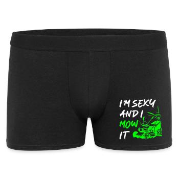 I_Am_Sexy_And_I_Mow_It - Boxer Homme - noir - Devant