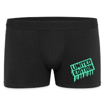 Texte de graffiti en édition limitée - Boxer Homme - noir - Devant