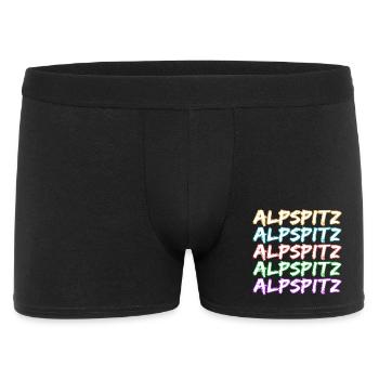 Alpspitz as mountaineering - Men's Boxer Shorts - black - Front