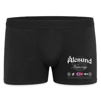 Souvenir de voyage Ålesund Norway Streetwear - Boxer Homme - noir - Devant