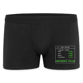 System Check Build Pipeline DevOps IT Gift - Men's Boxer Shorts - black - Front