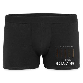 Rechenzentrum Garden Rake Gardener Gardening IT - Männer Boxer Shorts - Schwarz - Vorne