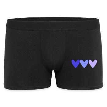 COUPLE. JUST MARRIED. EVJF. SAINT VALENTIN. MARIES - Boxer Homme - noir - Devant
