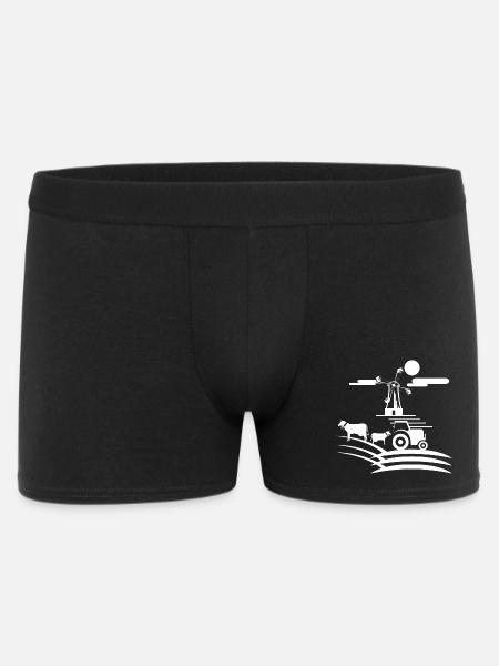 Farmer Farm Farm Icône de l’agriculteur Icône graphique - Boxer Homme - noir