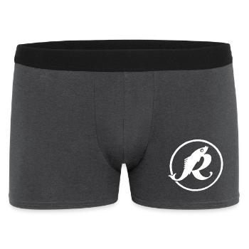 Rostocker Fischkombinat - Männer Boxer Shorts - Anthrazit - Vorne