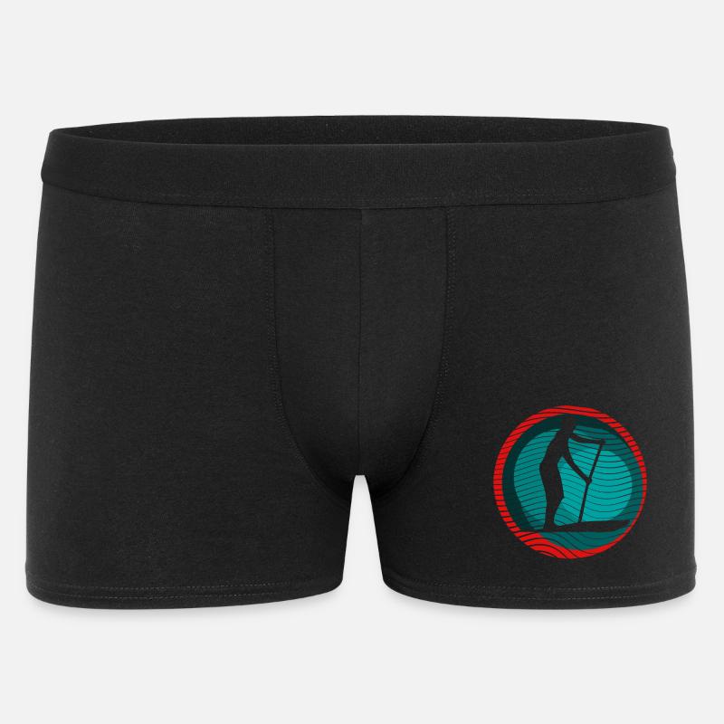SUP Surfer - Männer Boxer Shorts - Schwarz