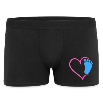 Empreinte de bébé - Boxer Homme - noir - Devant