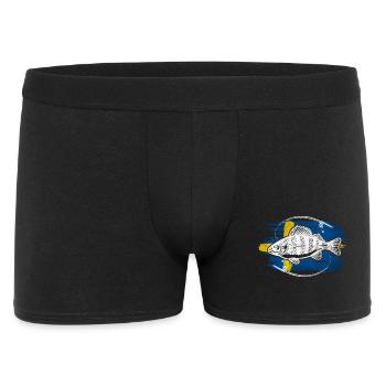 Perche de pêche de Suède - Boxer Homme - noir - Devant