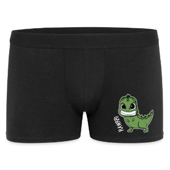 Bébé dinosaure cadeau - Boxer Homme - noir - Devant
