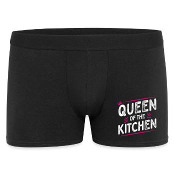 Queen of the Kitchen - Chef's Hat - Cooking Spoon - Men's Boxer Shorts - black - Front