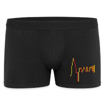 Spain Stock Exchange Red Yellow - Men's Boxer Shorts - black - Front