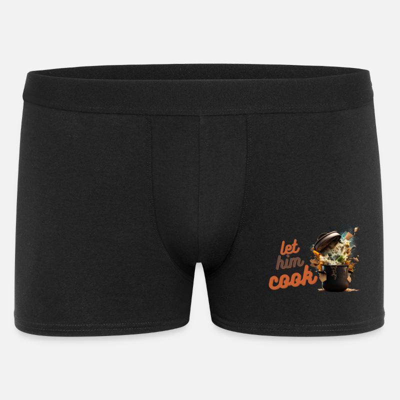 Laissez-le cuisiner une explosion de saveurs - Boxer Homme - noir