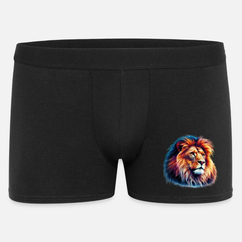 Lion - Boxer Homme - noir