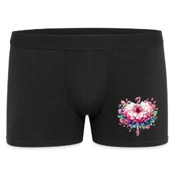 Balletttänzerin mit Tutu - Männer Boxer Shorts - Schwarz - Vorne