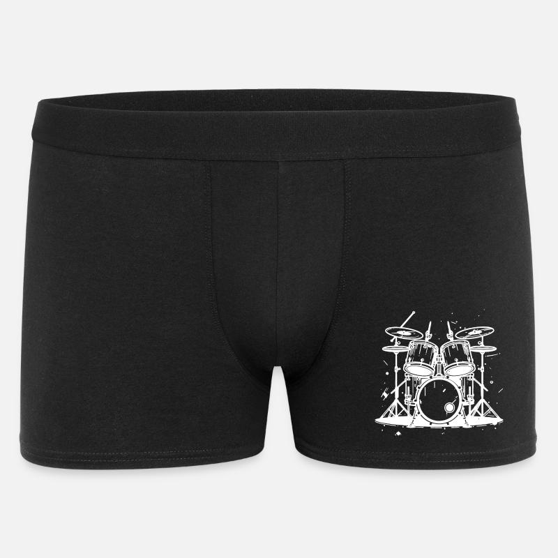 Drum Graphics - Men's Boxer Shorts - black