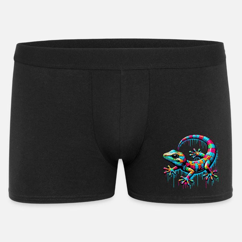 Gecko - Boxer Homme - noir