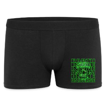Earth Lunatic - Men's Boxer Shorts - black - Front