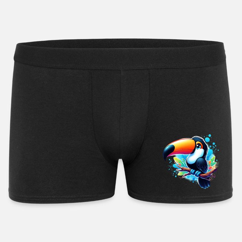 Toucan - Men's Boxer Shorts - black