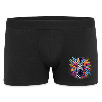 Zèbre - Boxer Homme - noir - Devant