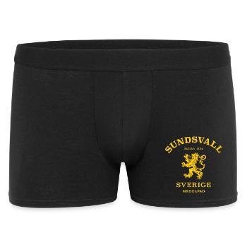 SUNDSVALL Sverige Sweden - Men's Boxer Shorts - black - Front