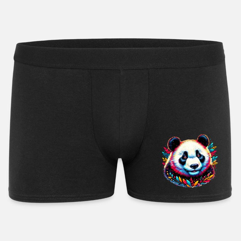 Panda - Boxer Shorts til mænd - sort