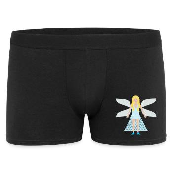 Winter Snowflake Fantasy Art Fairy - Men's Boxer Shorts - black - Front