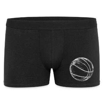 Basketball Drawing - Men's Boxer Shorts - black - Front