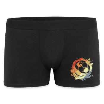 Vintage Football Graphic - Men's Boxer Shorts - black - Front
