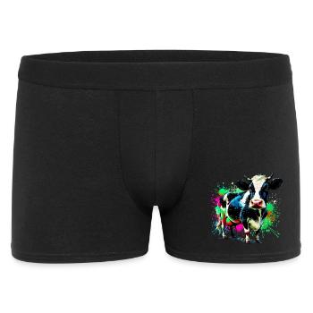 Cow - Men's Boxer Shorts - black - Front