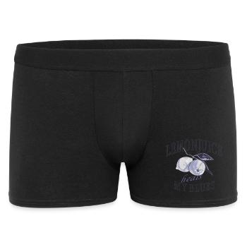 Zitronen Heilen Blues Graphic - Männer Boxer Shorts - Schwarz - Vorne