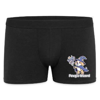 Pawagic Wizard Magic Dog - Men's Boxer Shorts - black - Front
