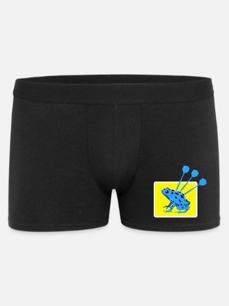 Funny DARTS and DART FROG design - Men's Boxer Shorts - black
