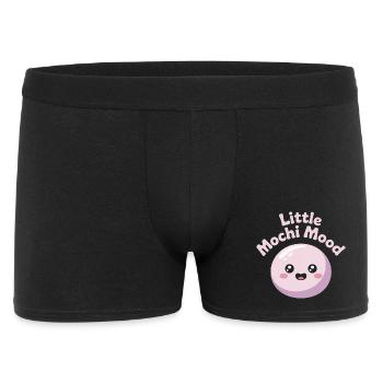 Little Mochi Mood - Männer Boxer Shorts - Schwarz - Vorne