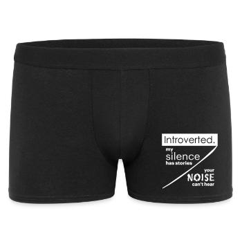 Citations d’introverti - Boxer Homme - noir - Devant
