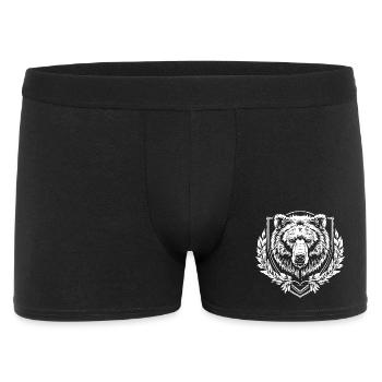 Blason de l’ours - Boxer Homme - noir - Devant