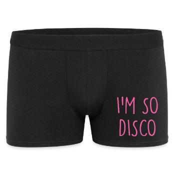 Disco - Männer Boxer Shorts - Schwarz - Vorne