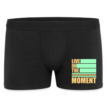 Vivre dans l’instant Pleine conscience de la présence - Boxer Homme - noir - Devant