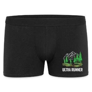 Coureur d’ultra - Boxer Homme - noir - Devant