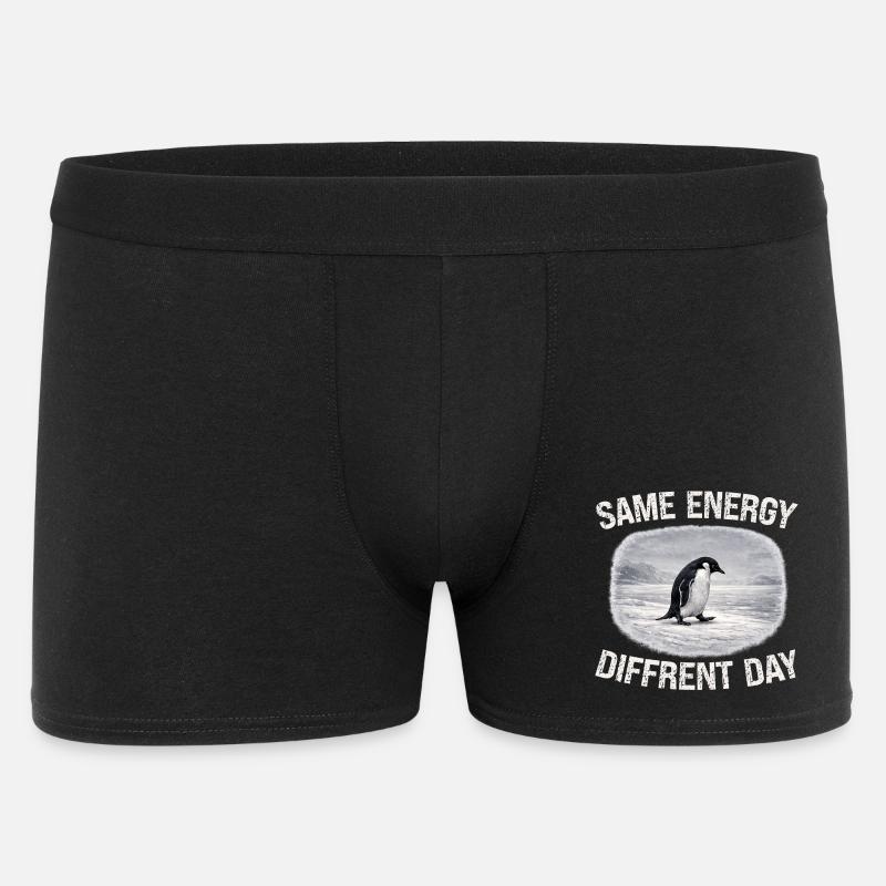 Same Energy Diffrent Day - Men's Boxer Shorts - black