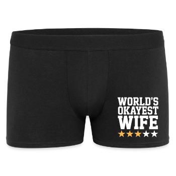 La femme la plus correcte du monde - Boxer Homme - noir - Devant