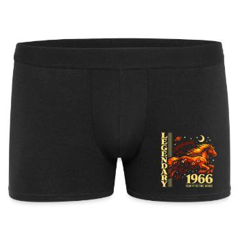 1966 Fire Horse 60th Birthday Year of the Horse - Men's Boxer Shorts - black - Front